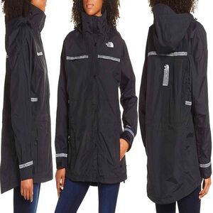 The North Face Women's 92 Retro Rage Hooded Rain Coat Small Black Y2K 90s Retro
